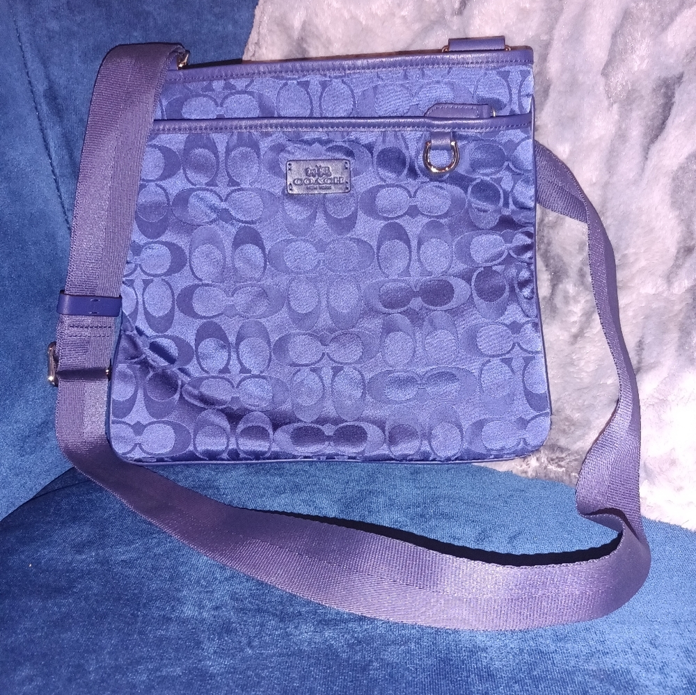 Coach Signature Nylon Crossbody